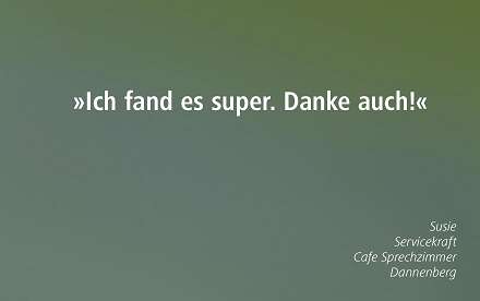 Cafe Sprechzimmer, Dannenberg